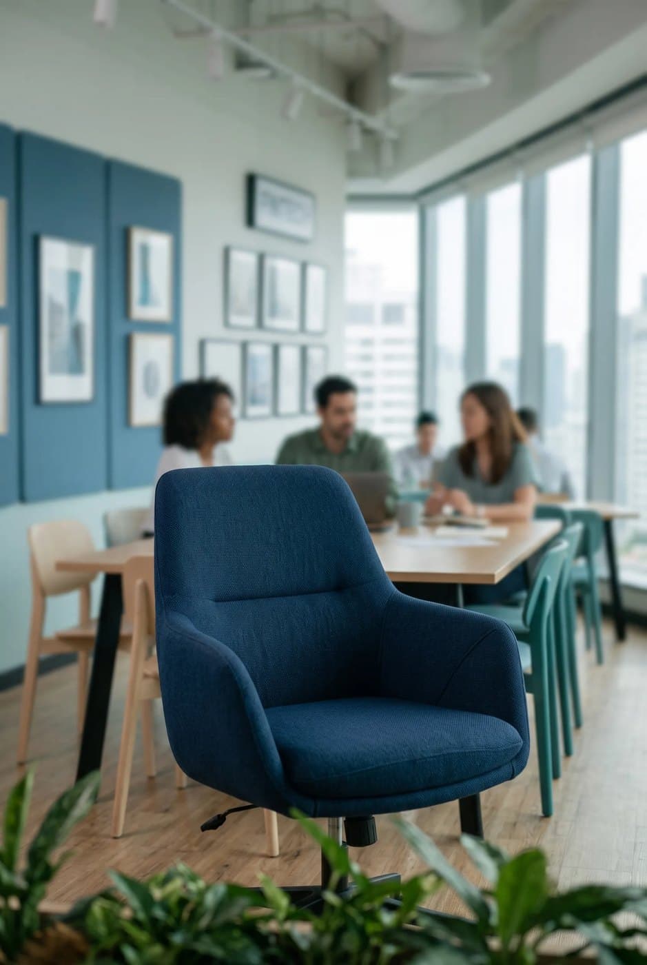 Equipe da Connta em um ambiente de trabalho
