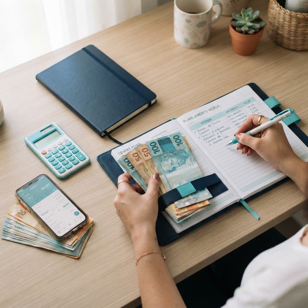 Um jeito simples de organizar as contas do mês